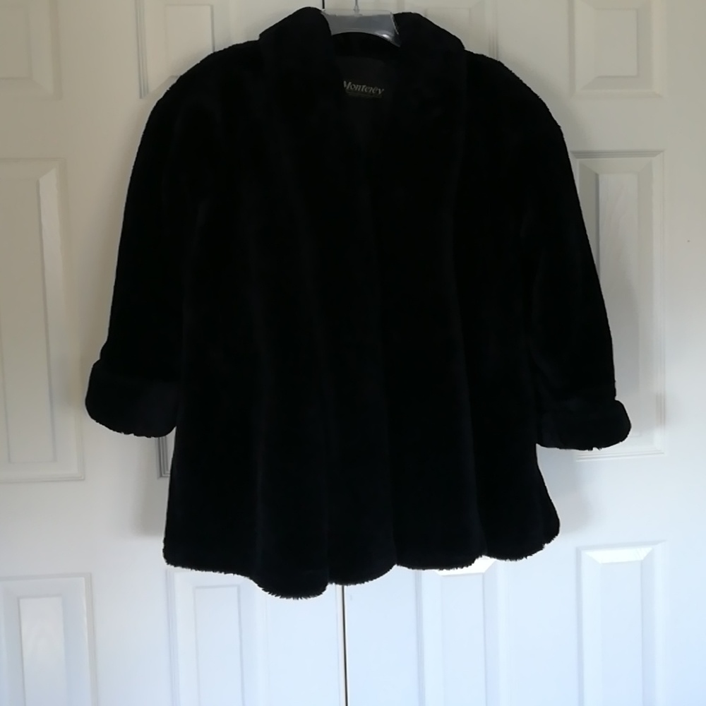 Faux fur coat
